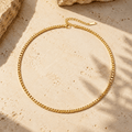 Lisandra Box Chain Necklace - Luzy Jewels