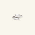 Luna Round Cut Gold Ring - Luzy Jewels