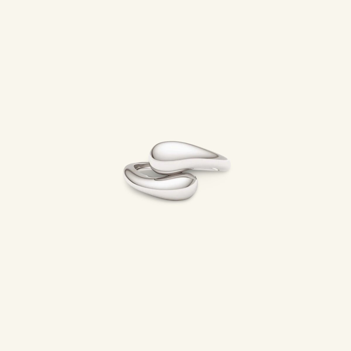 Luna Round Cut Gold Ring - Luzy Jewels