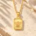 Angelisse Cherub Medallion Necklace — full product view