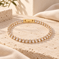 Caeloria Oval-Cut Tennis Bracelet – Mediterranean view 1