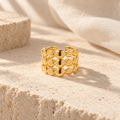Circelline Triple Disc Ring — full product view