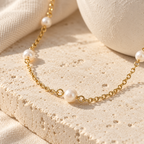 Norelia Freshwater Pearl Station Necklace – Mediterranean view 9