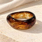 Ondalise Sculpted Acrylic Bangle — full product view