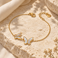 Papivelle Twin Butterfly Bracelet — full product view
