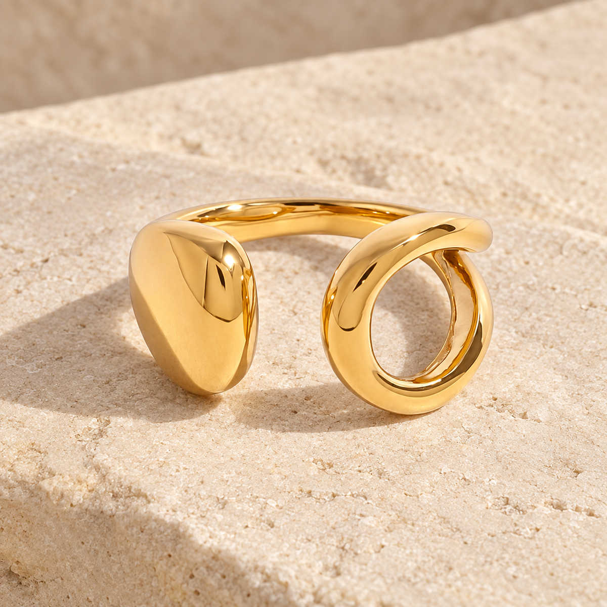 Talessia Open Loop Ring — full product view