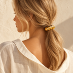 Torcielle Twisted Ponytail Cuff — worn at realistic scale