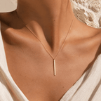 Maelis Bar Drop Necklace - Luzy Jewels