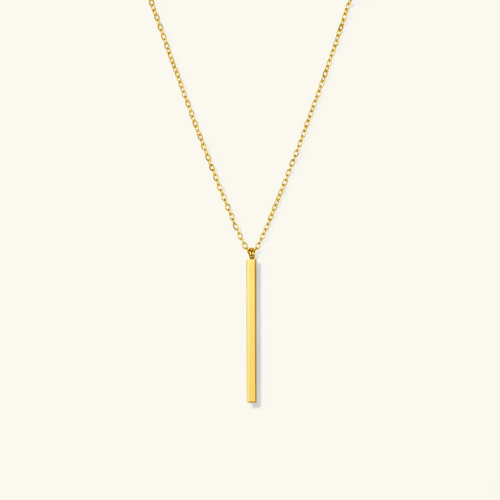 Maelis Bar Drop Necklace - Luzy Jewels