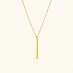 Maelis Bar Drop Necklace - Luzy Jewels