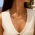 Maravela Coastal Charm Layered Necklace - Luzy Jewels