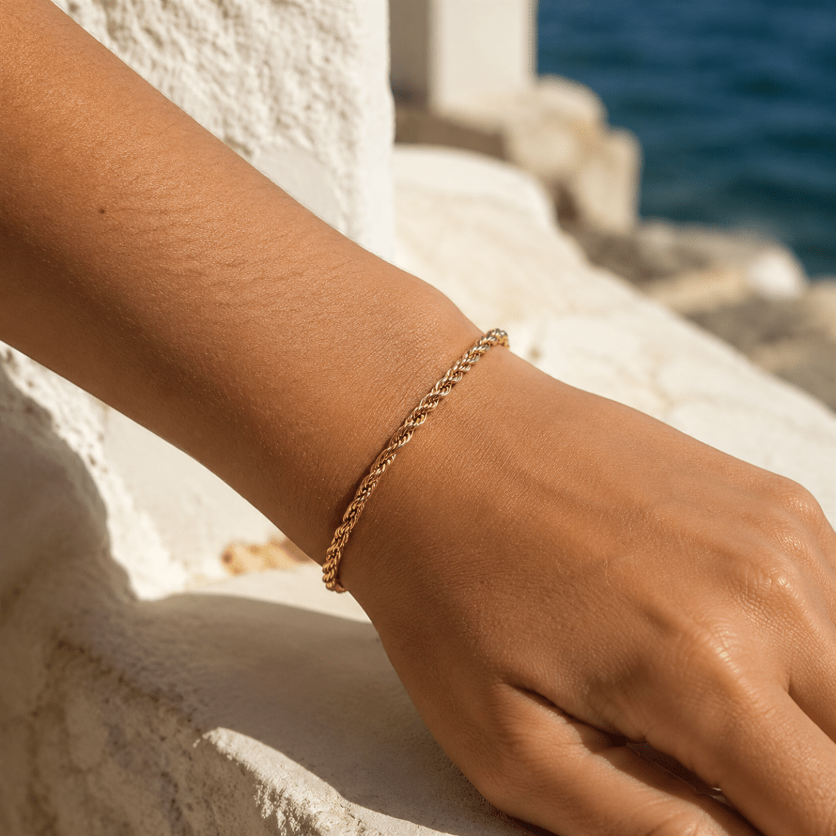 Marina Rope Chain Bracelet - Luzy Jewels