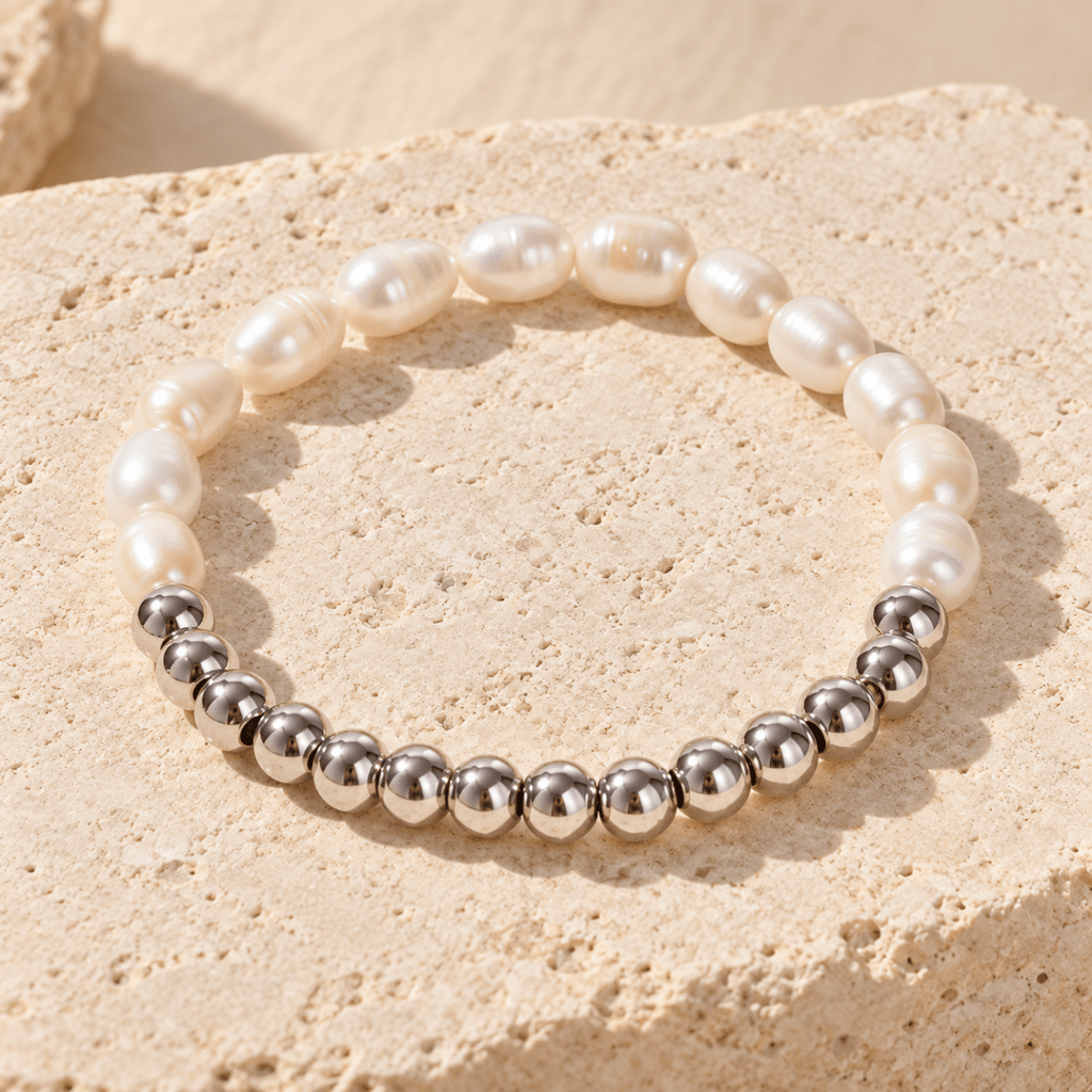 Maristelle Pearl and Bead Bracelet - Luzy Jewels