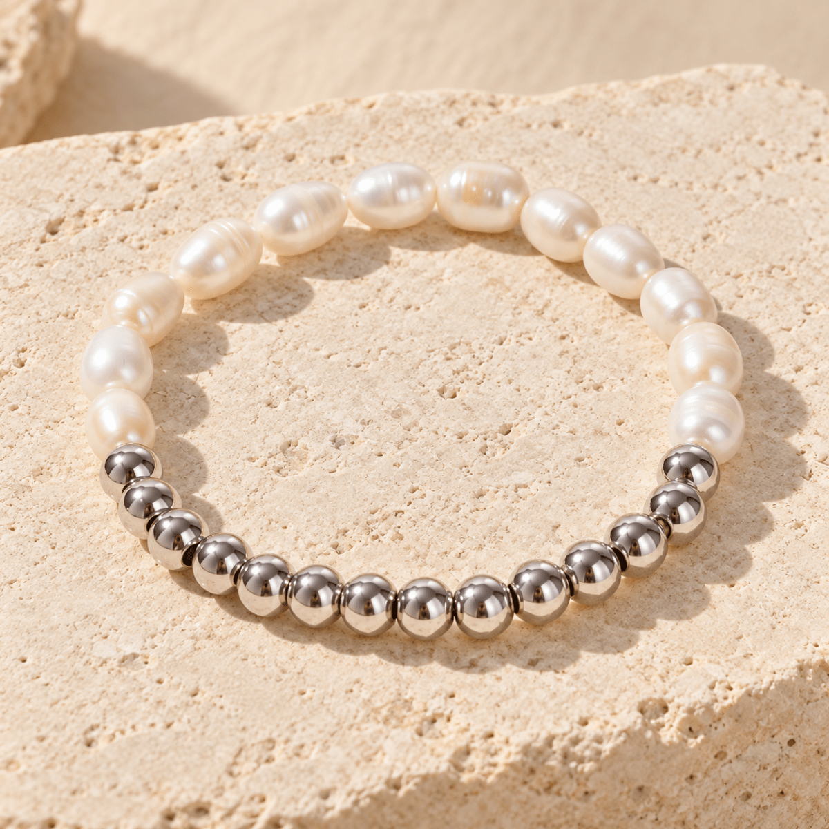 Maristelle Pearl and Bead Bracelet - Luzy Jewels