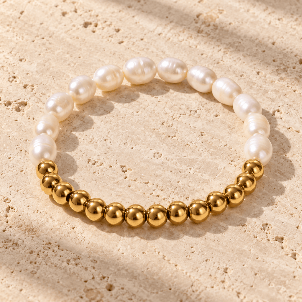 Maristelle Pearl and Bead Bracelet - Luzy Jewels