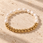 Maristelle Pearl and Bead Bracelet - Luzy Jewels
