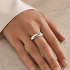 Meliora Polished Dome Band Ring - Luzy Jewels