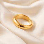 Meliora Polished Dome Band Ring - Luzy Jewels