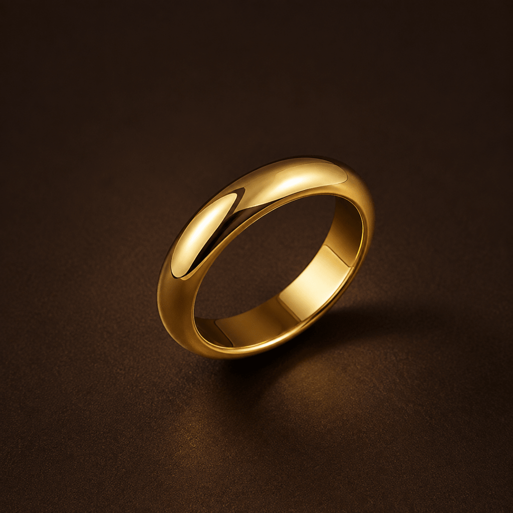 Meliora Polished Dome Band Ring - Luzy Jewels