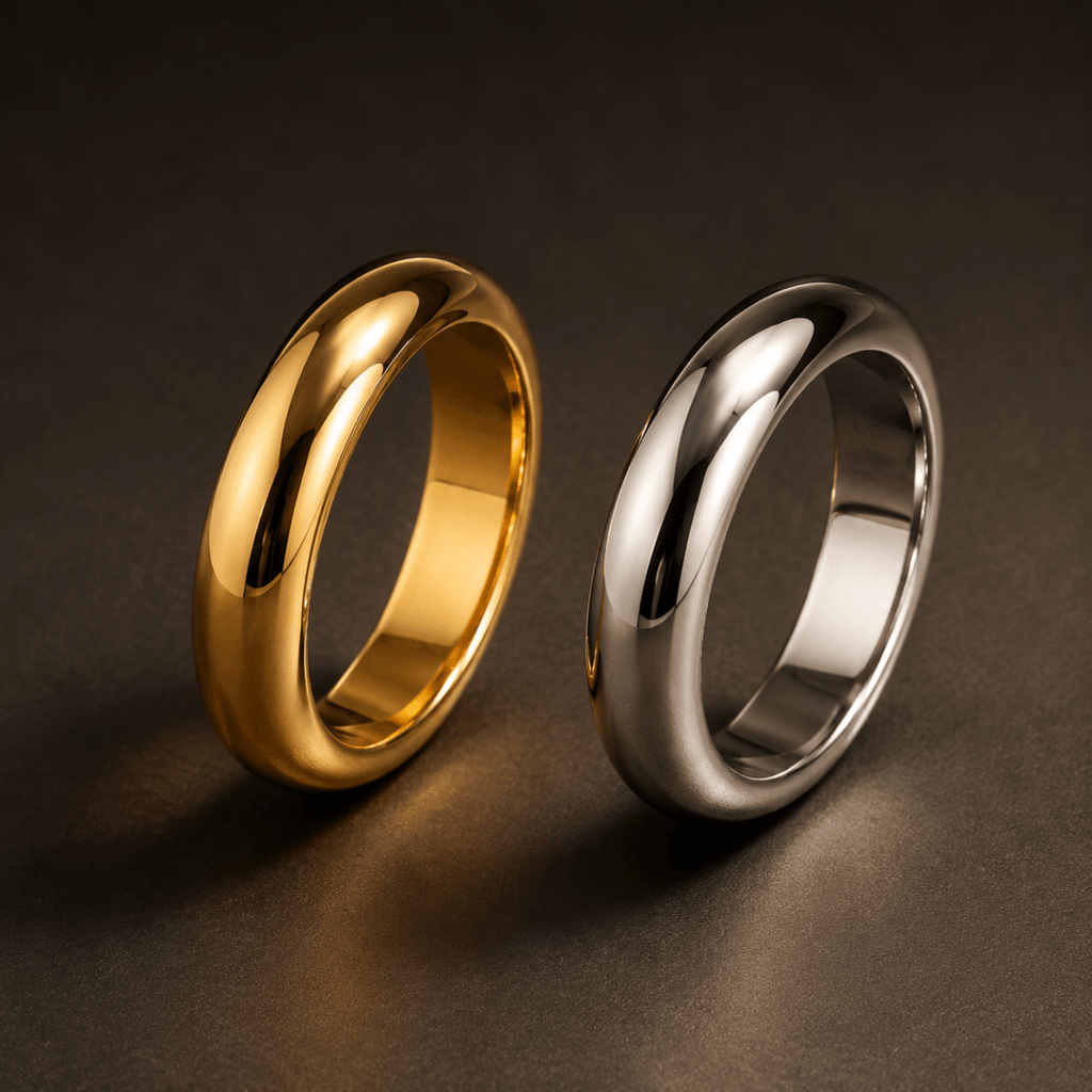 Meliora Polished Dome Band Ring - Luzy Jewels