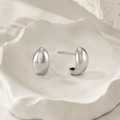 Mina Sculpted Bean Stud Earrings - Luzy Jewels