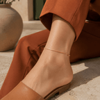 Mireia Woven Chain Anklet - Luzy Jewels