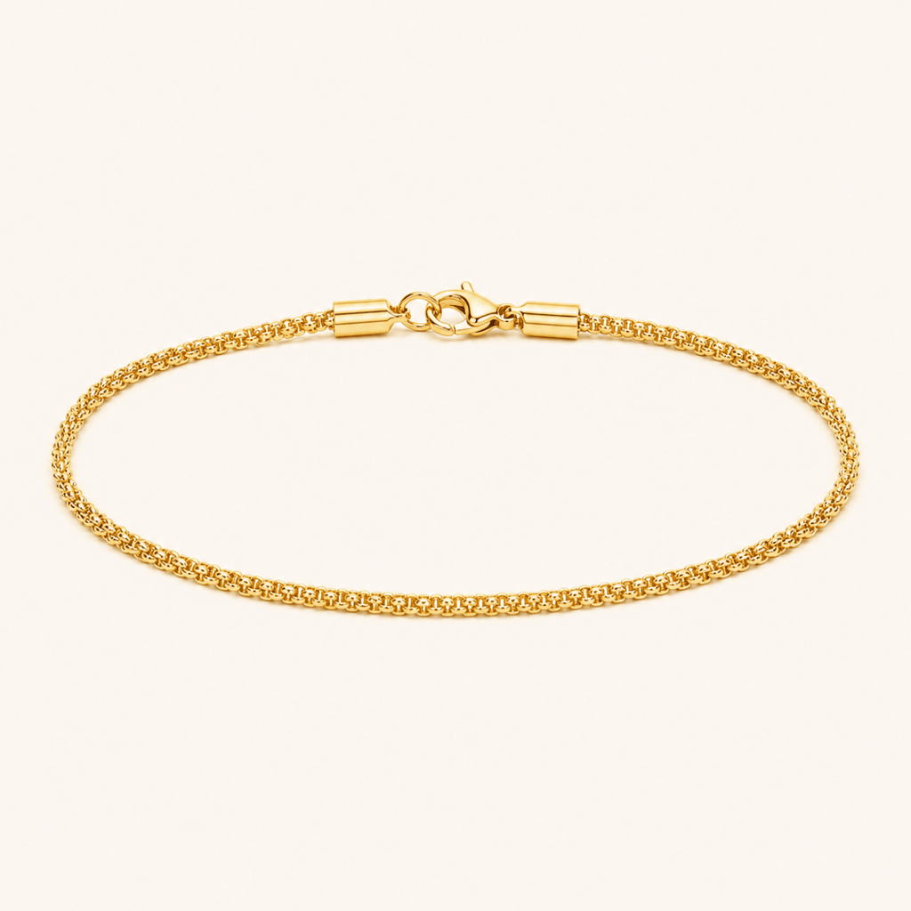 Mireia Woven Chain Anklet - Luzy Jewels