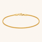 Mireia Woven Chain Anklet - Luzy Jewels