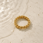 Naxos Rope-Twist Band Ring - Luzy Jewels