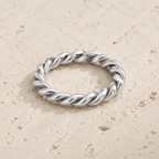 Naxos Rope-Twist Band Ring - Luzy Jewels