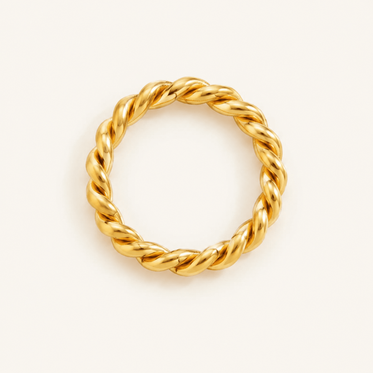 Naxos Rope-Twist Band Ring - Luzy Jewels