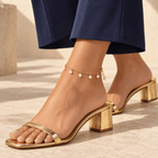 Nerelle Freshwater Pearl Drop Anklet - Luzy Jewels