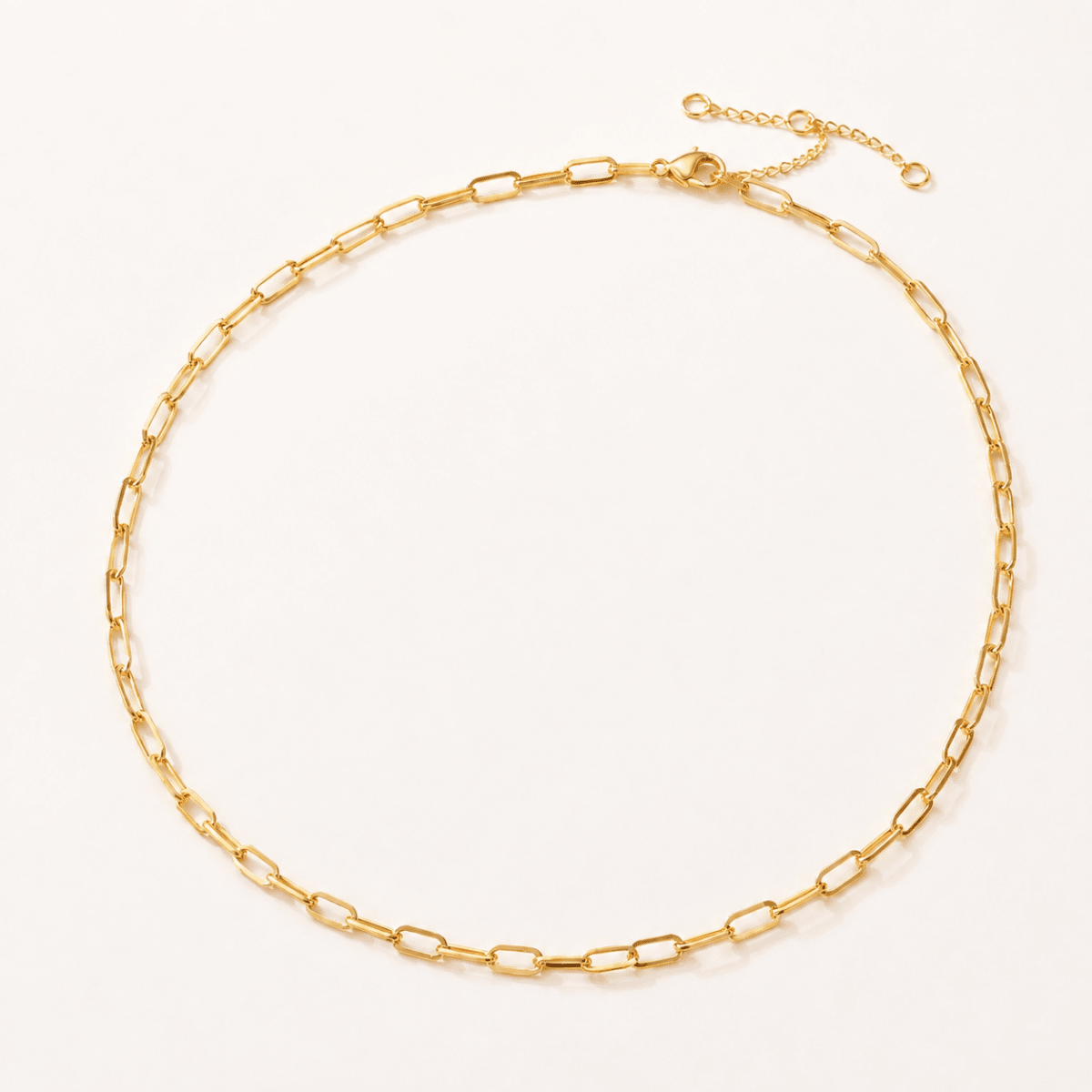 Nerina Paperclip Chain Necklace - Luzy Jewels
