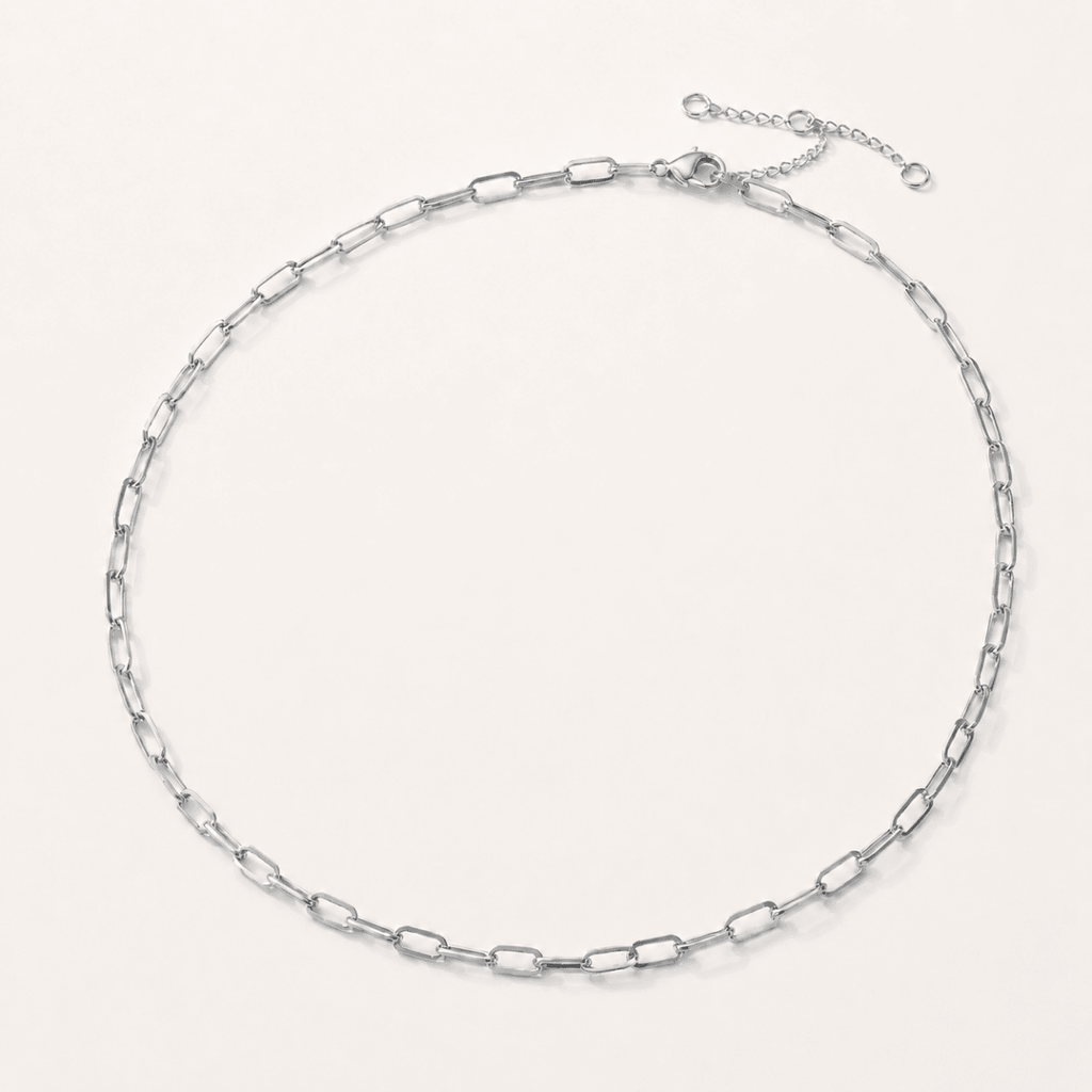 Nerina Paperclip Chain Necklace - Luzy Jewels