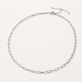 Nerina Paperclip Chain Necklace - Luzy Jewels