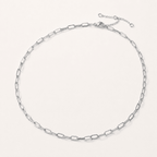 Nerina Paperclip Chain Necklace - Luzy Jewels