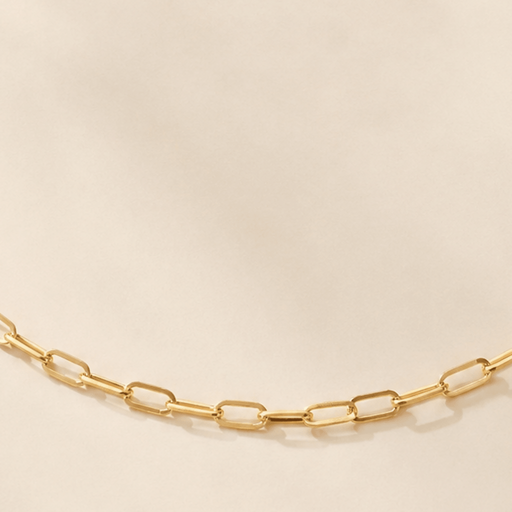 Nerina Paperclip Chain Necklace - Luzy Jewels