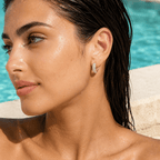 Noemi Chunky Pavé Huggies - Luzy Jewels