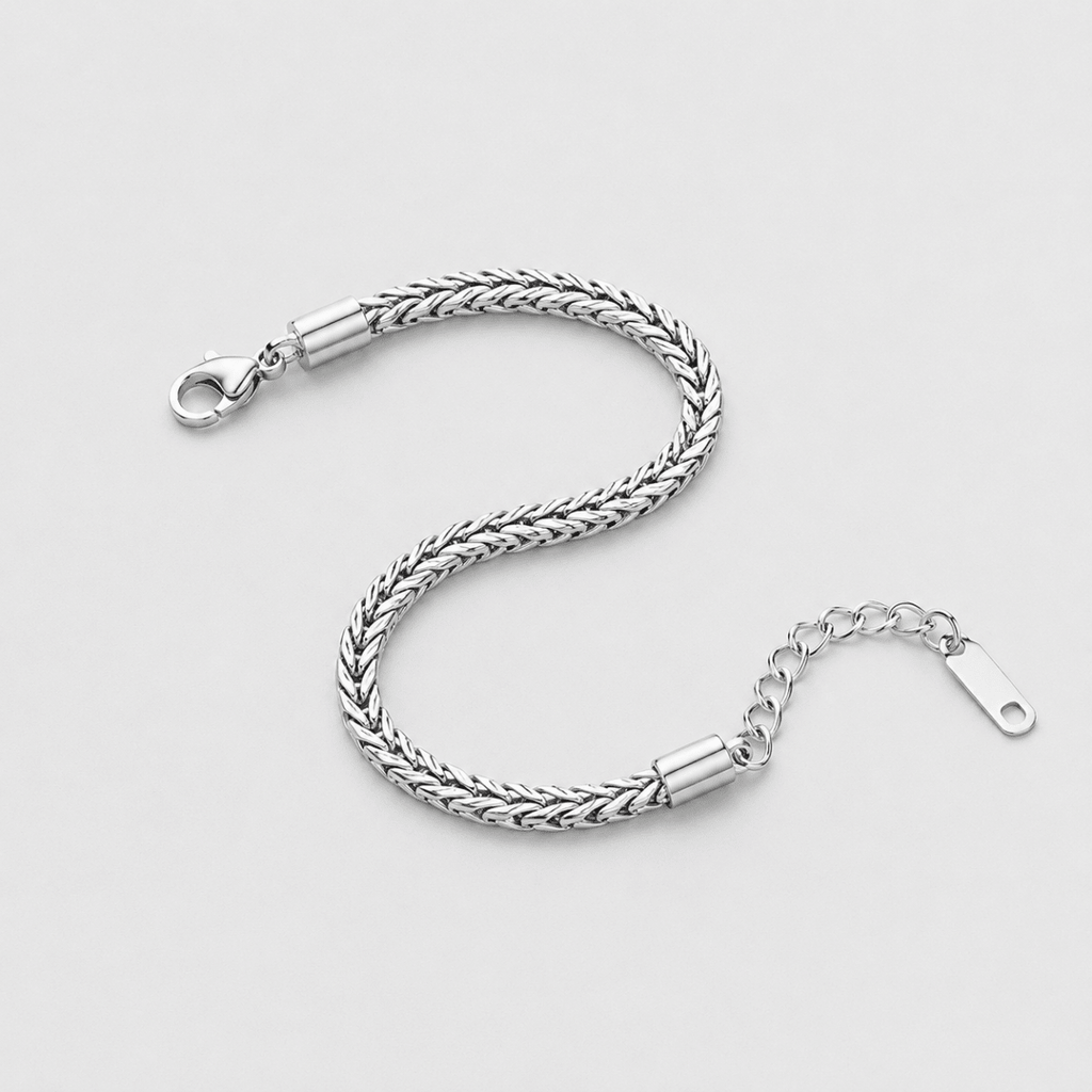Odette Wheat-Link Chain Bracelet - Luzy Jewels