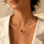 Ondara Sculptural Drop Necklace - Luzy Jewels