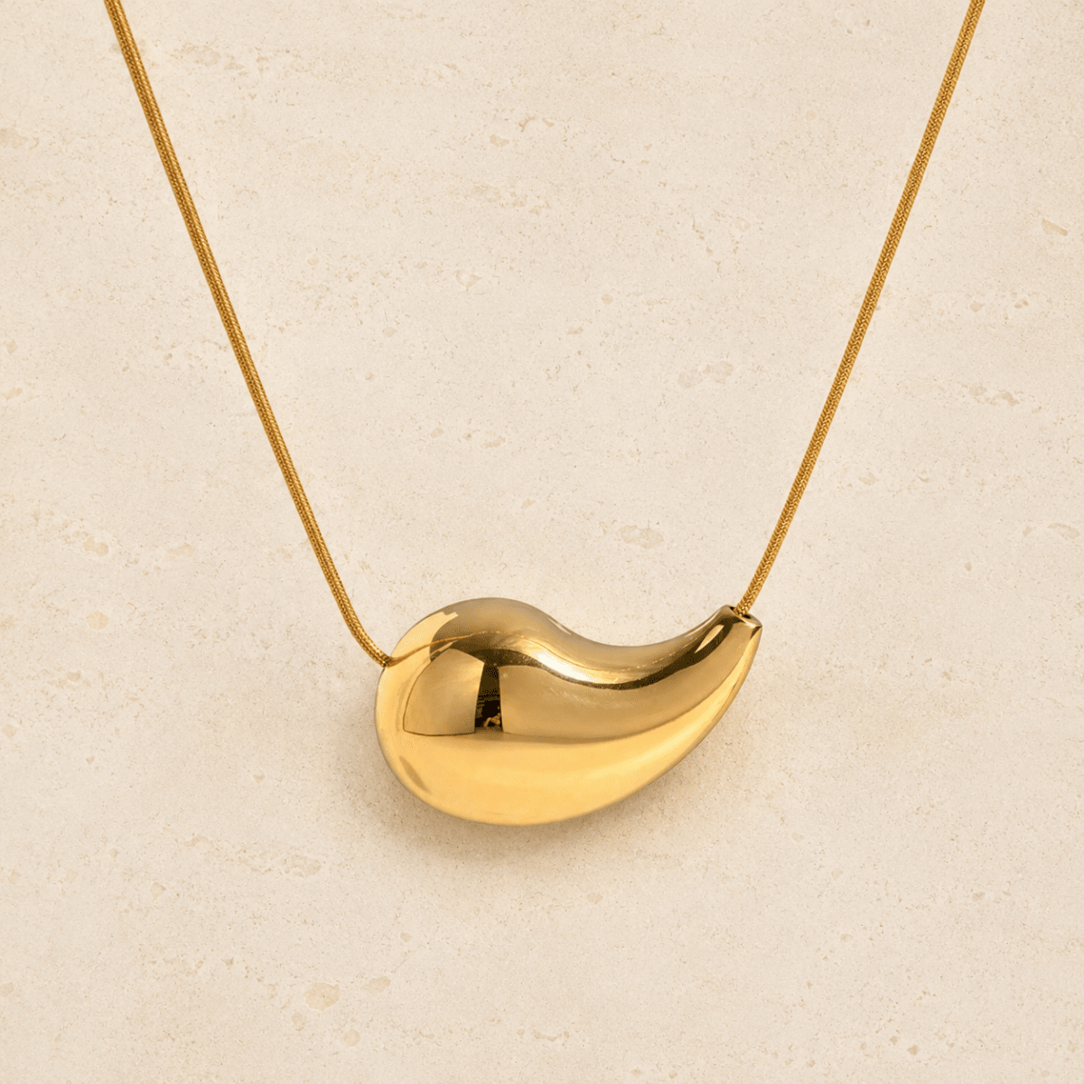 Ondara Sculptural Drop Necklace - Luzy Jewels