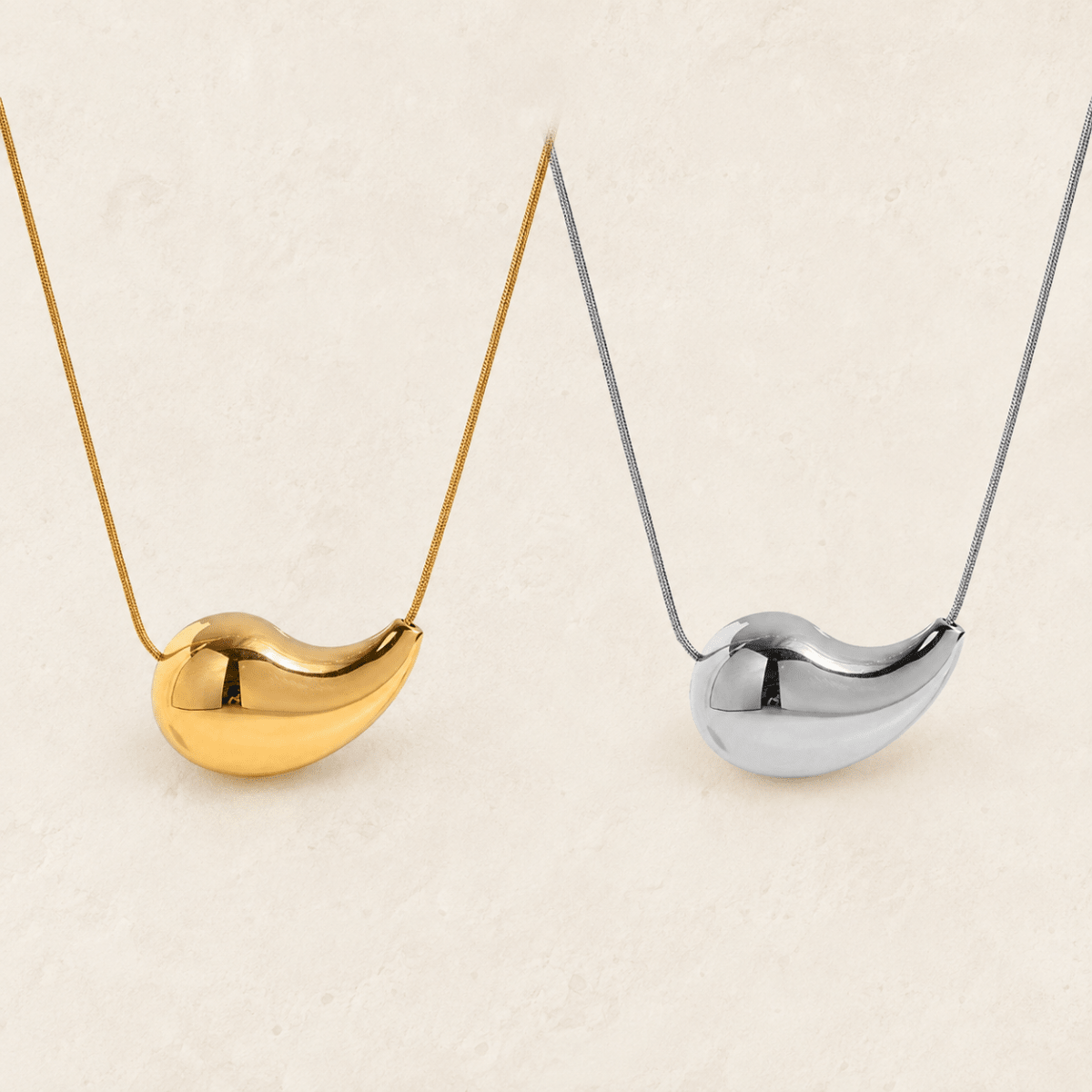 Ondara Sculptural Drop Necklace - Luzy Jewels