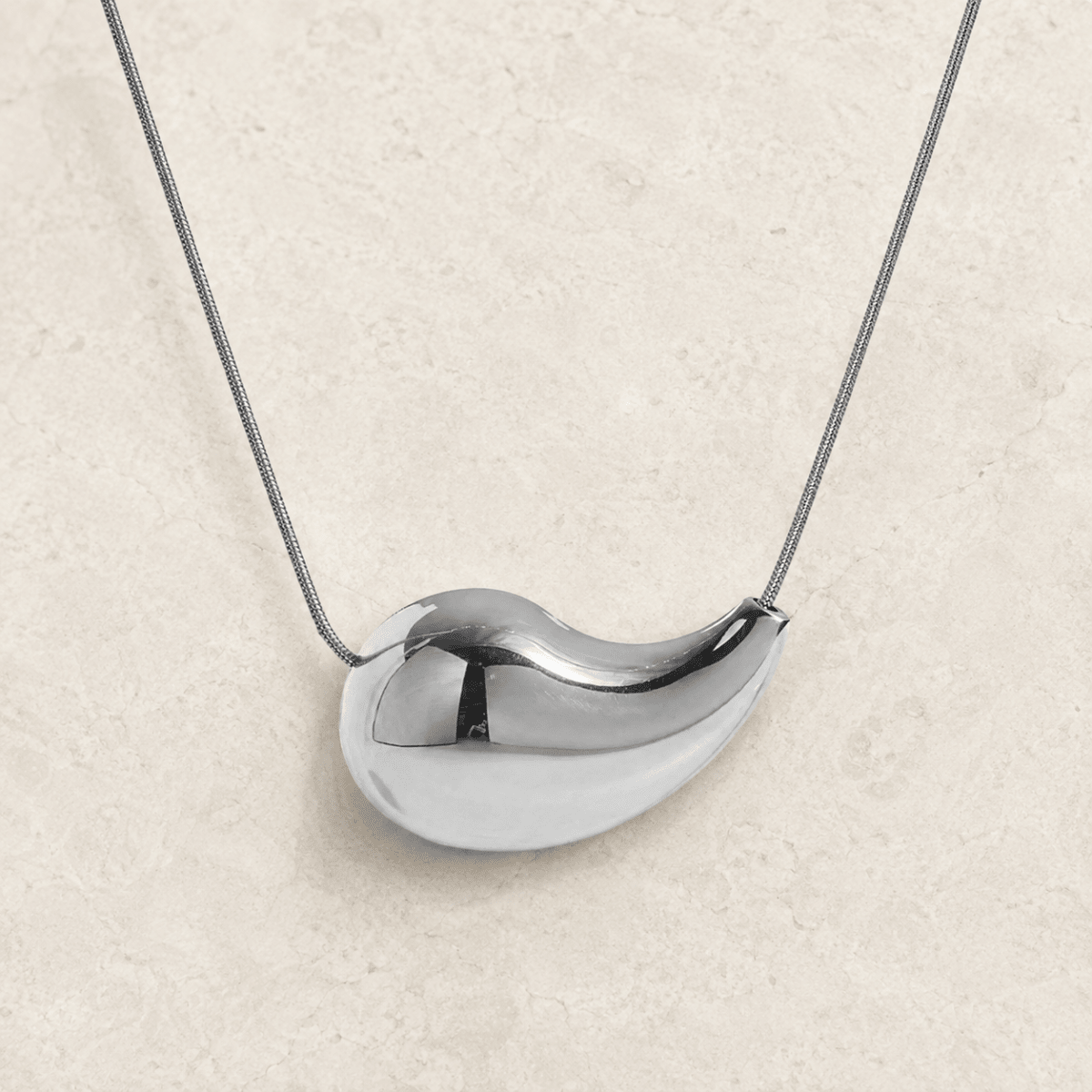 Ondara Sculptural Drop Necklace - Luzy Jewels