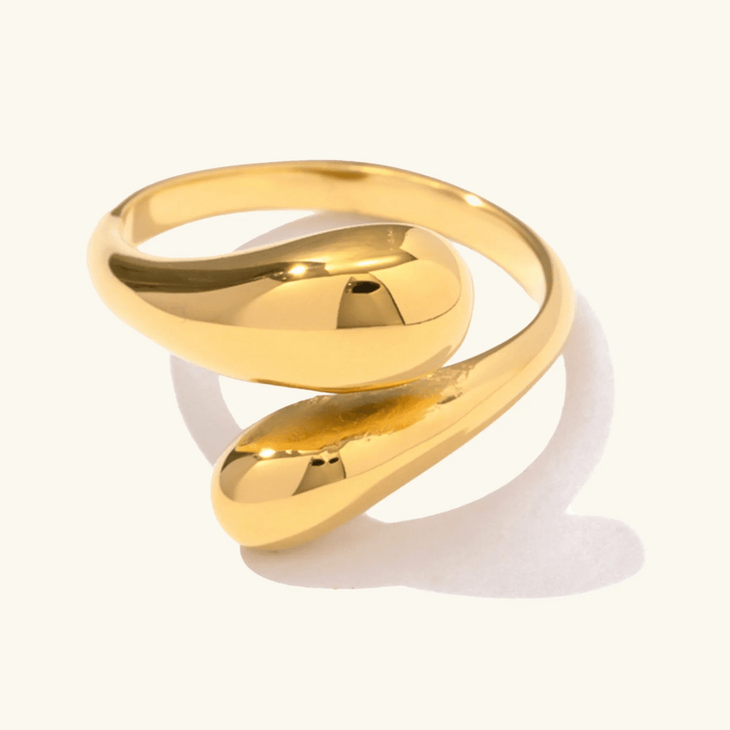 Ondina Sculptural Bypass Ring - Luzy Jewels