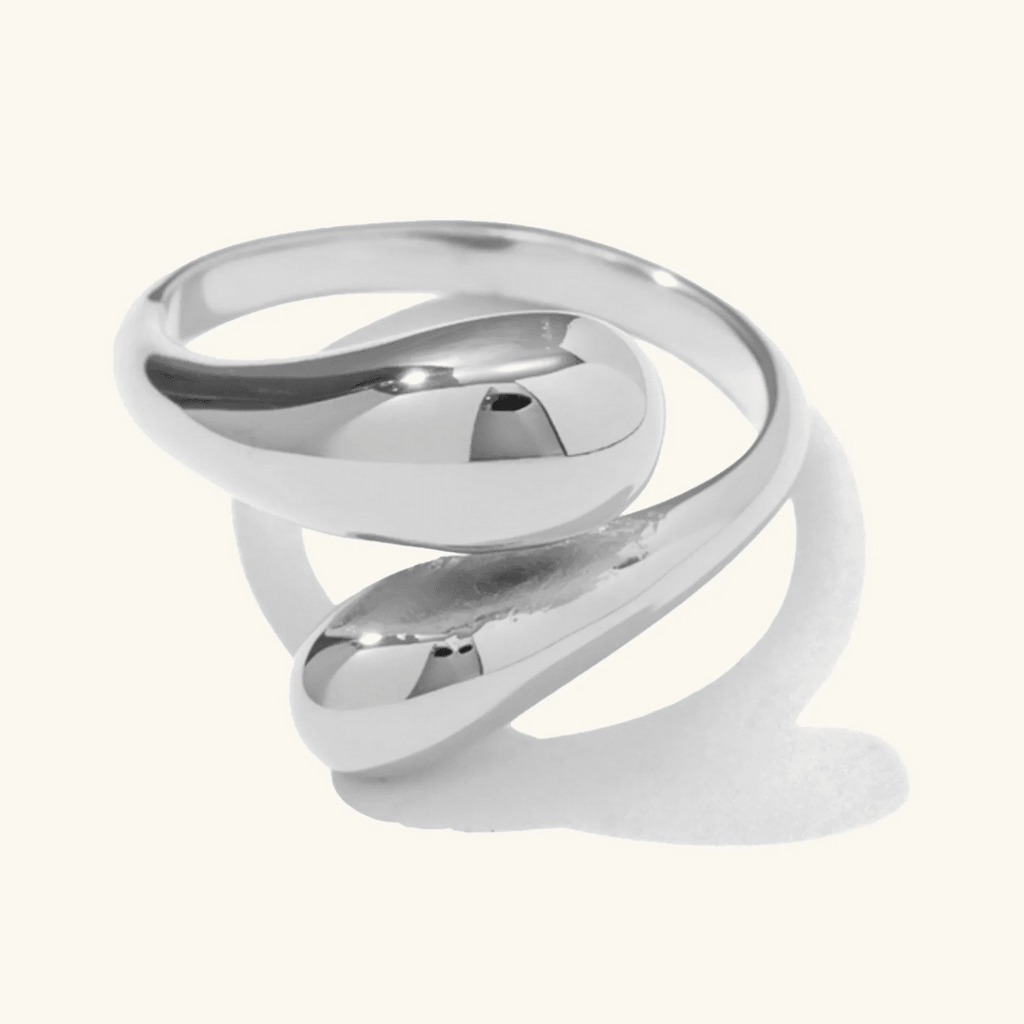 Ondina Sculptural Bypass Ring - Luzy Jewels