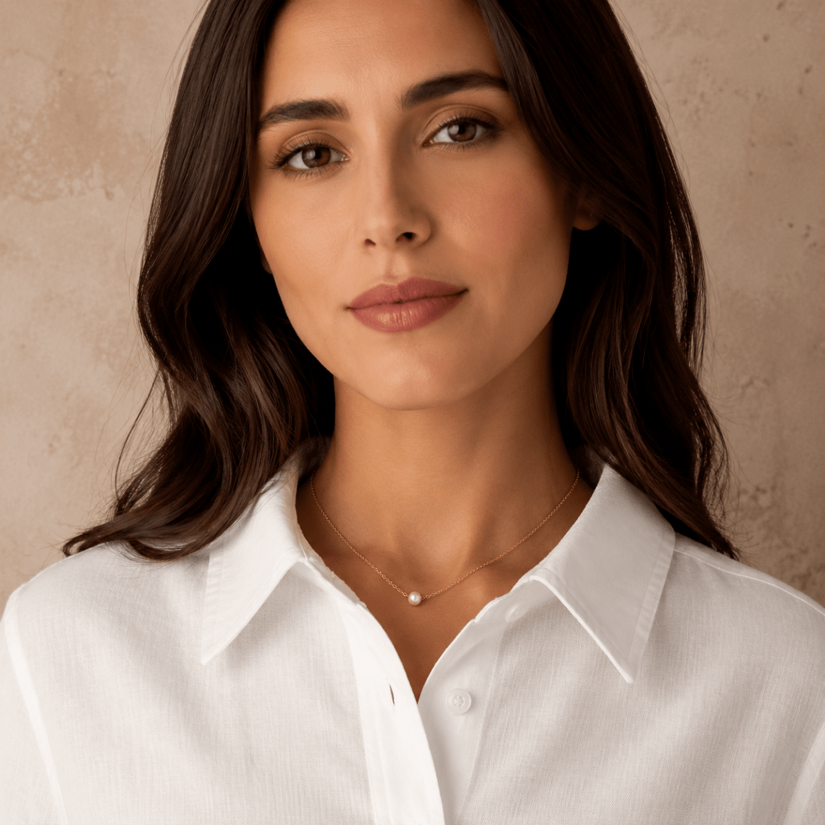 Paloma Single Pearl Necklace - Luzy Jewels