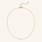 Paloma Single Pearl Necklace - Luzy Jewels