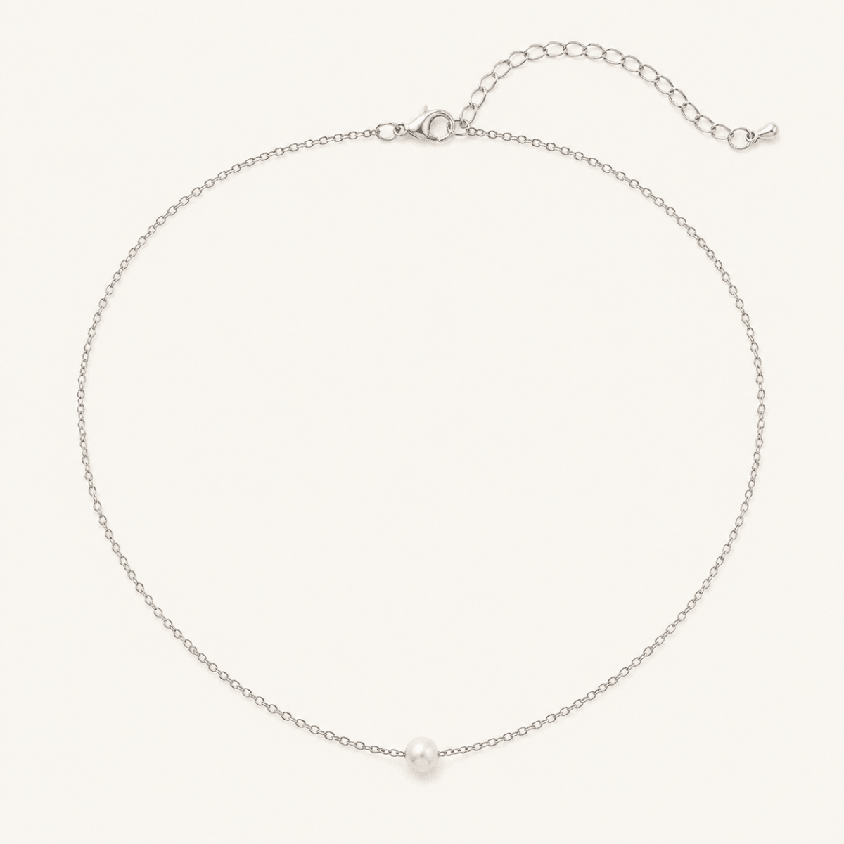 Paloma Single Pearl Necklace - Luzy Jewels