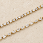 Ravello Diamond-Simulant Tennis Bracelet - Luzy Jewels