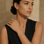 Ravello Diamond-Simulant Tennis Bracelet - Luzy Jewels